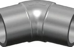 Hot Sale 🌟 3 in. IPS x Butt Fusion 200# Straight DR 11 Molded HDPE 45 Degree Elbow for PE3408 Pipe ⌛