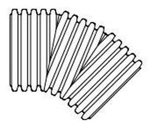 Outlet 🛒 ADS® N-12® 12 in. Bell End Fabricated Corrugated Straight HDPE 45 Degree Elbow 😀 3 Outlet 🛒 ADS® N-12® 12 in. Bell End Fabricated Corrugated Straight HDPE 45 Degree Elbow 😀