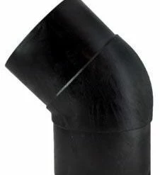 Wholesale 🤩 4 in. DIPS x Butt Fusion 200# Straight DR 11 Molded HDPE 45 Degree Elbow ✔️